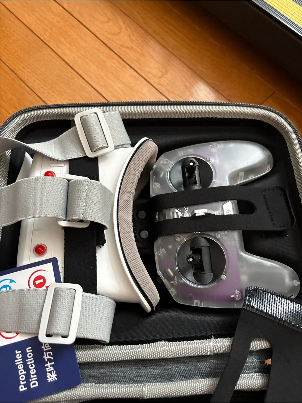 FPV Drone Headset and Accessory Kit - White & Silver- HGLRC- Draknight (2’) set